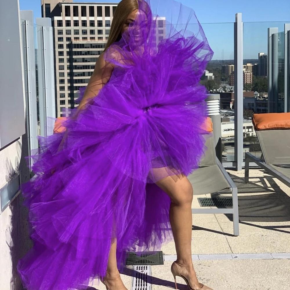 Purple Ruffles Tulle Party Dresses 2020 Elastic Puffy Tiered Tutu Prom Gowns Multi -Use Tutu Skirts Abendkleider Vestido, Beige
Purple Ruffles Tulle Party Dresses 2020 Elastic Puffy Tiered Tutu Prom Gowns Multi -Use Tutu Skirts Abendkleider Vestido, Beige