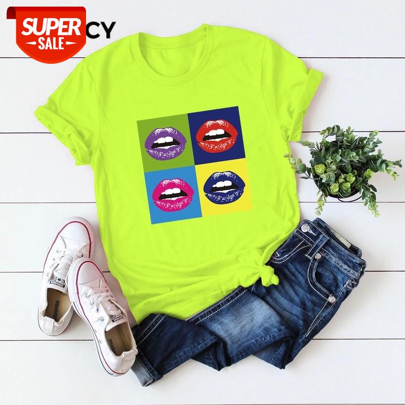 JFUNCY Sexy Lips Print Summer Women Tshirt Female Short Sleeve Harajuku Shirt Femme Office Mom Tops Plus Size Graphic Tees #MK9g, White
JFUNCY Sexy Lips Print Summer Women Tshirt Female Short Sleeve Harajuku Shirt Femme Office Mom Tops Plus Size Graphic Tees #MK9g, White