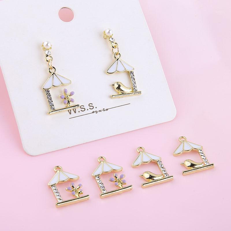 10pcs/pack House Bird Folwer Enamel Charms For Jewelry Earring Bracelets DIY Jewelry Making Golden Base1
10pcs/pack House Bird Folwer Enamel Charms For Jewelry Earring Bracelets DIY Jewelry Making Golden Base1