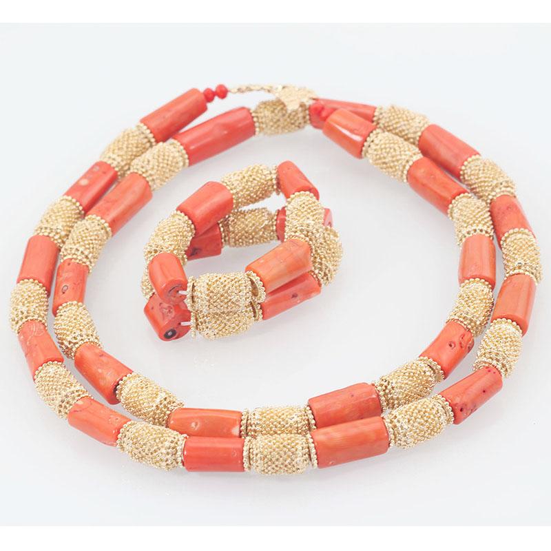 Earrings & Necklace Dubai Wedding Coral Jewelry Quality Men Real Bead Set 50 Inches Long Bracelet For Groom ABH555, As pic
Earrings & Necklace Dubai Wedding Coral Jewelry Quality Men Real Bead Set 50 Inches Long Bracelet For Groom ABH555, As pic
