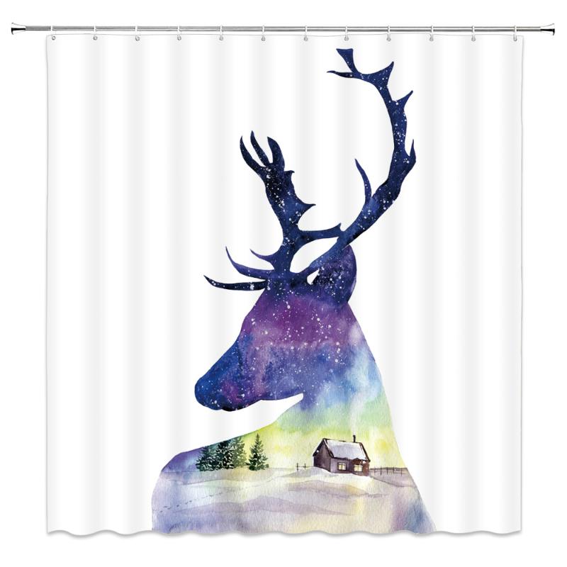 Waterproof Deer Shower Curtain Bathroom Polyester Fabric Cloth High Quality Shower Curtain 180*180cm & 200*180cm Home decoration
Waterproof Deer Shower Curtain Bathroom Polyester Fabric Cloth High Quality Shower Curtain 180*180cm & 200*180cm Home decoration