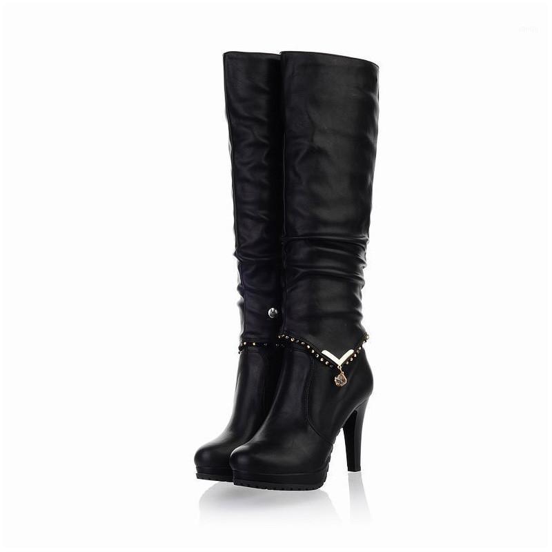 Big Size 34-40 2020 Vintage High Heels Women Platform Knee High Boots Ladies Autumn Winter Shoes Two Kinds of Wear XKD21051, Black
Big Size 34-40 2020 Vintage High Heels Women Platform Knee High Boots Ladies Autumn Winter Shoes Two Kinds of Wear XKD21051, Black