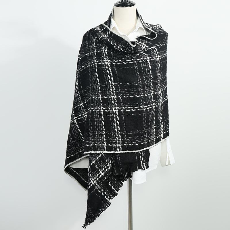 100% Cashmere Scarf Women Simple Design Patchwork Plaid Knitting Tassel 2 Colors Ladies Knitwear Coat New Fashion
100% Cashmere Scarf Women Simple Design Patchwork Plaid Knitting Tassel 2 Colors Ladies Knitwear Coat New Fashion