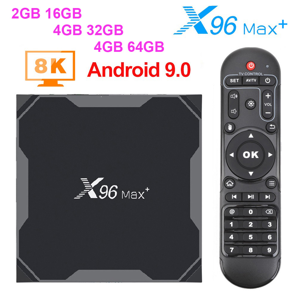 Smart TV Box Android 9.0 X96 Max Plus 4GB 64GB 32GB Amlogic S905X3 Quad Core 5.8GHz Wifi 4K 60fps Set Media Player x96max
Smart TV Box Android 9.0 X96 Max Plus 4GB 64GB 32GB Amlogic S905X3 Quad Core 5.8GHz Wifi 4K 60fps Set Media Player x96max