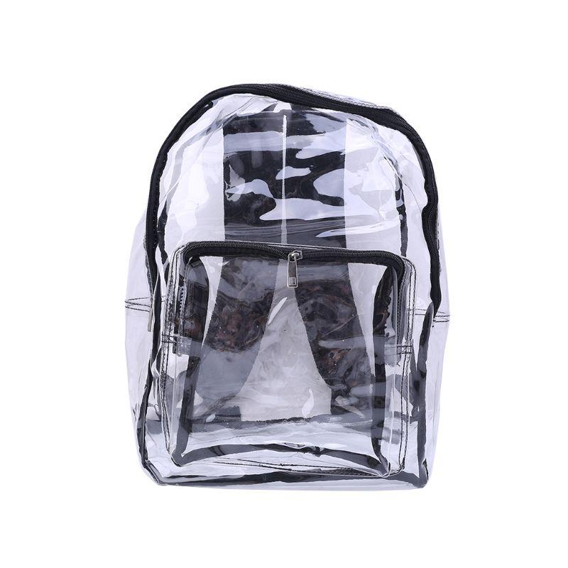 Fashion Women Transparent PVC Clear Backpack Travel Shoulder Bag School Bookbags U50C, Black
Fashion Women Transparent PVC Clear Backpack Travel Shoulder Bag School Bookbags U50C, Black