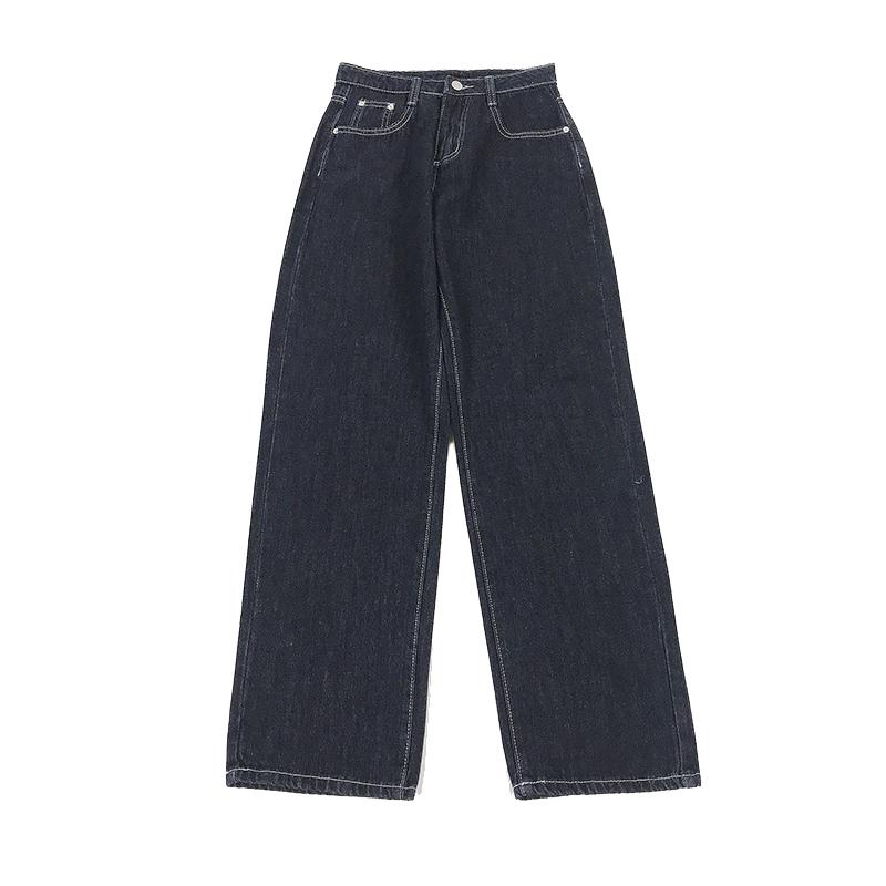 Autumn New High Quality Straight Leg Pants Women' Casual Loose Dark Blue Jeans Suitable For Teenage Girls High Waist Trousers, Navy blue
Autumn New High Quality Straight Leg Pants Women' Casual Loose Dark Blue Jeans Suitable For Teenage Girls High Waist Trousers, Navy blue