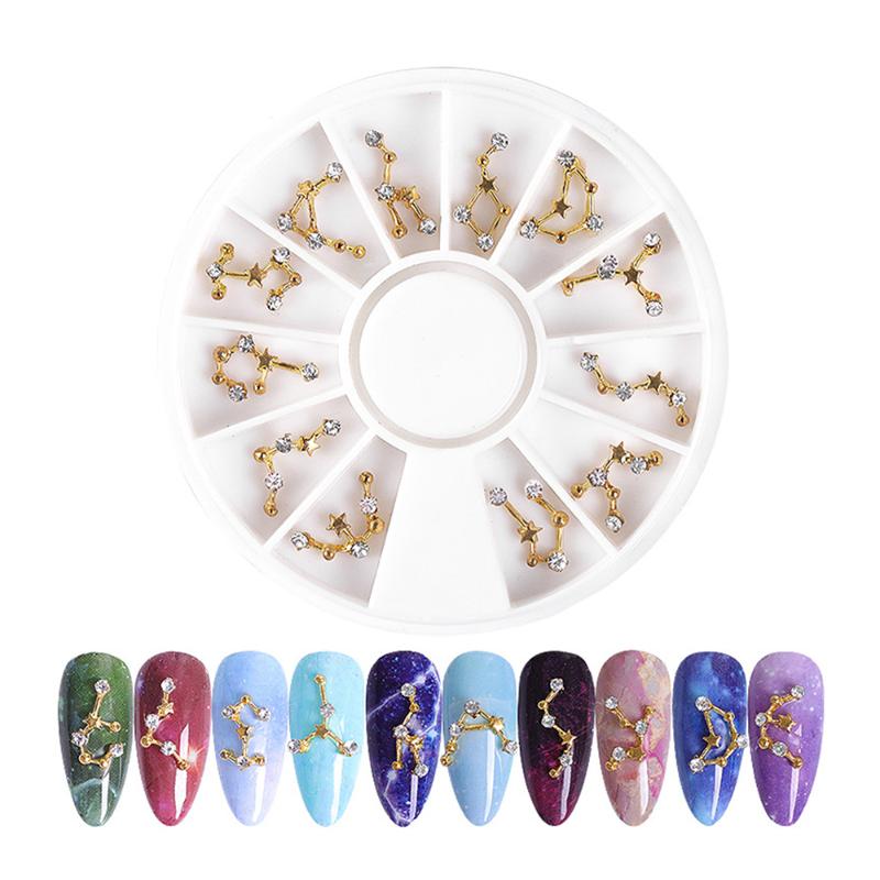 3d Rinestones Nails Art Decoration Zircon Strass Stone 12 Constellations Alloy Zircon Cristal Nailart Deco Manicura Accessories
3d Rinestones Nails Art Decoration Zircon Strass Stone 12 Constellations Alloy Zircon Cristal Nailart Deco Manicura Accessories