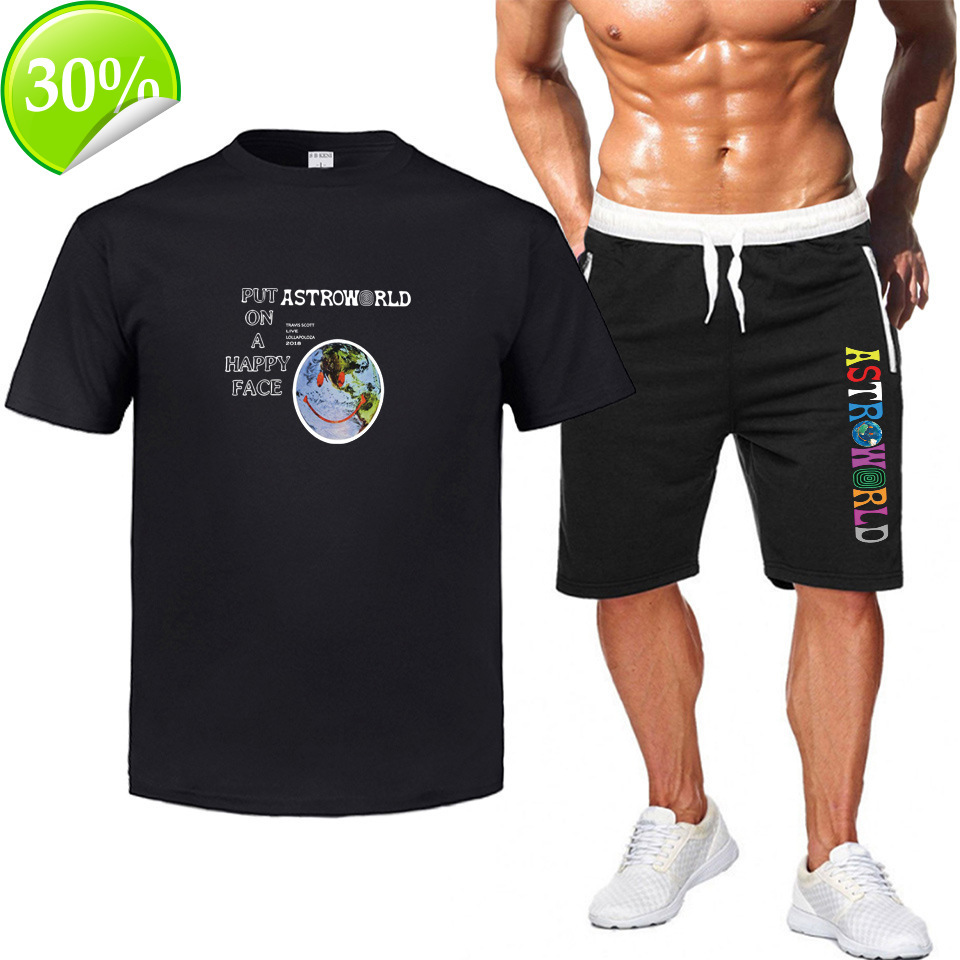Travis Scott Tracksuits Mens Summer Astroworld Letters Tshirt Shorts 2pcs Clothing Set Suits Y1BX
Travis Scott Tracksuits Mens Summer Astroworld Letters Tshirt Shorts 2pcs Clothing Set Suits Y1BX