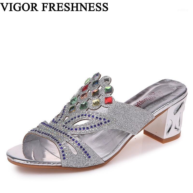 VIGOR FRESHNESS Shoes Woman Sandals Summer Bling Rhinestone Sandals Women's Shoes Lady Slip On Flip Flop WY5031, Gold
VIGOR FRESHNESS Shoes Woman Sandals Summer Bling Rhinestone Sandals Women's Shoes Lady Slip On Flip Flop WY5031, Gold