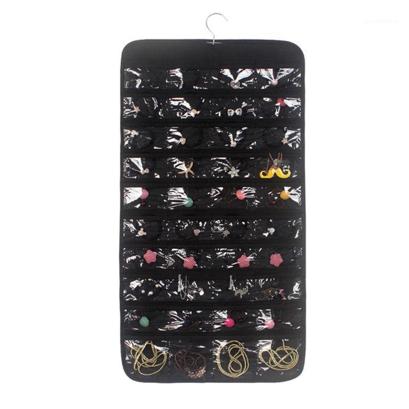 Pockets Double Sided Hanging Jewelry Display Organizer Storage Bag Non-woven Foldable Ring Necklace Bracelet Pouch Pouches, Bags, Pink;blue 
Pockets Double Sided Hanging Jewelry Display Organizer Storage Bag Non-woven Foldable Ring Necklace Bracelet Pouch Pouches, Bags, Pink;blue