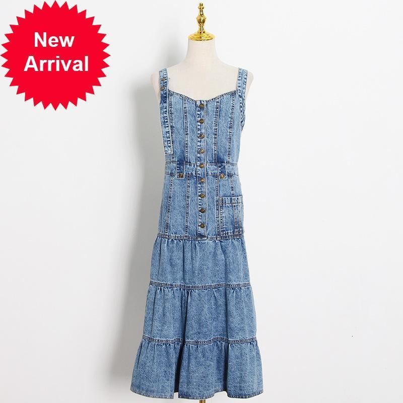 New Fall 2021 Design New Retro Slingshot Sexy Cross Back Layer Long Cowboy Cake Dress 5ZSU, Blue
New Fall 2021 Design New Retro Slingshot Sexy Cross Back Layer Long Cowboy Cake Dress 5ZSU, Blue