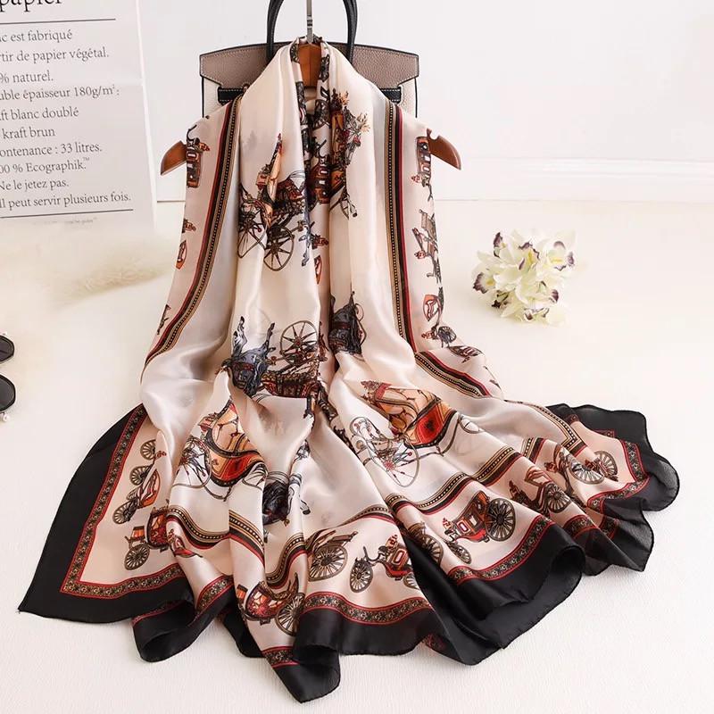 New style Chinese quality silk women fashion Spring summer autumn and winter lady beach silk print shawl beautiful Head scarf
New style Chinese quality silk women fashion Spring summer autumn and winter lady beach silk print shawl beautiful Head scarf