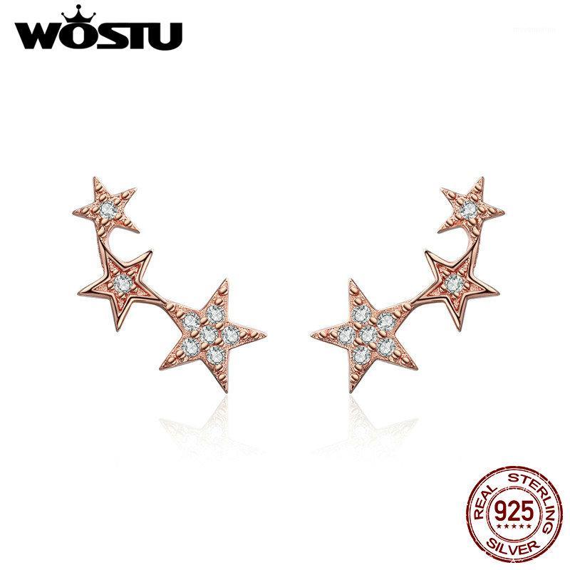 WOSTU Authentic 925 Sterling Silver Gold Color Sparking Stackable Star Stud Earrings For Women Luxury Jewelry Bijoux CQE2911
WOSTU Authentic 925 Sterling Silver Gold Color Sparking Stackable Star Stud Earrings For Women Luxury Jewelry Bijoux CQE2911