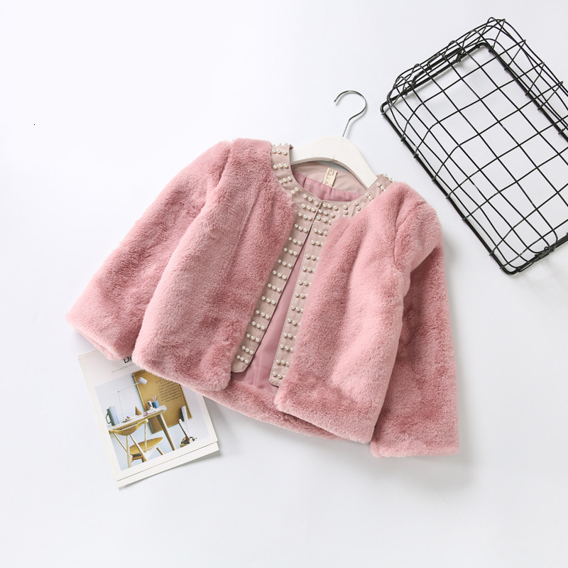 2021 New Baby Clothes Warm Bunny Faux Fur Pearls Girls Outerwear & Coats Children Toddler Tops Winter Pink White 2-6y Jbmm, Ivory
2021 New Baby Clothes Warm Bunny Faux Fur Pearls Girls Outerwear & Coats Children Toddler Tops Winter Pink White 2-6y Jbmm, Ivory