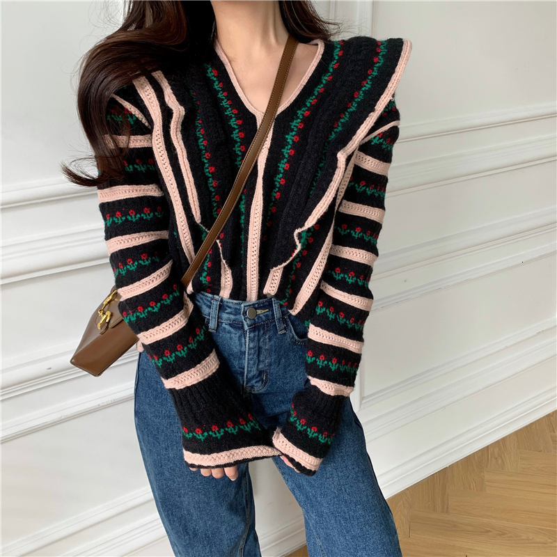 2021 New Women's knitted nightgown Autumn winter off Korean style v neck printing jerseys and pullovers (r99524) 8KS7, Same pictures
2021 New Women's knitted nightgown Autumn winter off Korean style v neck printing jerseys and pullovers (r99524) 8KS7, Same pictures