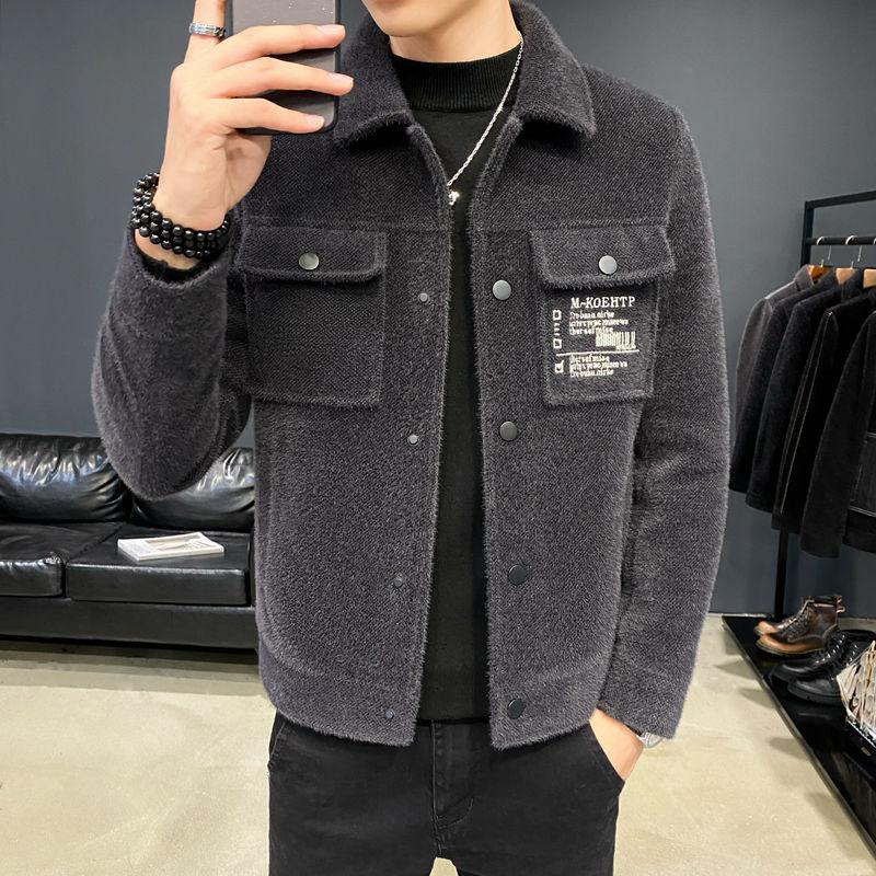 2020 autumn winter men's jacket tops Slim lapel woolen trendy handsome thickened short clothes brand windbreaker Free shipping, Black
2020 autumn winter men's jacket tops Slim lapel woolen trendy handsome thickened short clothes brand windbreaker Free shipping, Black