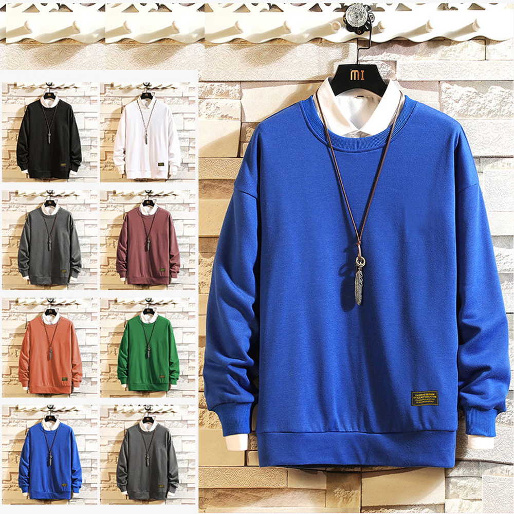 2021 New Men O-neck Pullover Sweatshirt Man Autumn Winter Basic Tops Long Sleeve Hip Hop Solid Crewneck Shirt JX7E, Orange
2021 New Men O-neck Pullover Sweatshirt Man Autumn Winter Basic Tops Long Sleeve Hip Hop Solid Crewneck Shirt JX7E, Orange