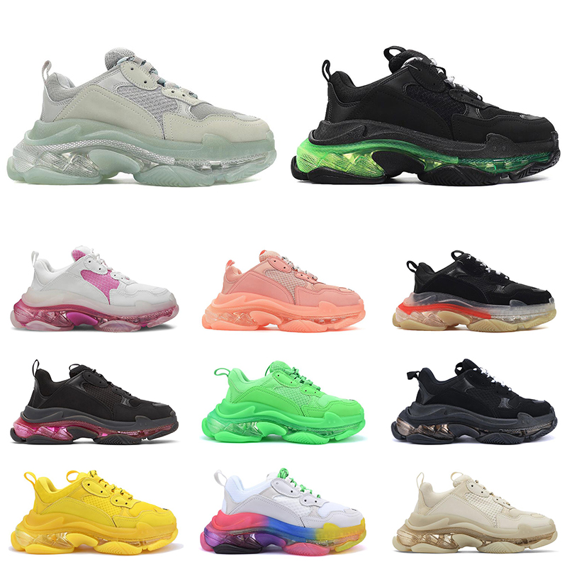 New Triple s clear sole men women platform shoes fashion Paris sneakers black white Neon green Pink mens trainers casual jogging walking, #4
New Triple s clear sole men women platform shoes fashion Paris sneakers black white Neon green Pink mens trainers casual jogging walking, #4