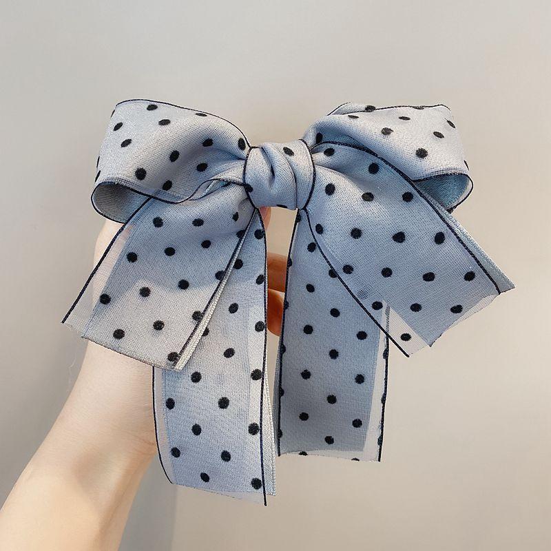 WINYA Girly style three-dimensional big bow hairpin polka dot sweet ponytail hairpin top clip headdress
WINYA Girly style three-dimensional big bow hairpin polka dot sweet ponytail hairpin top clip headdress