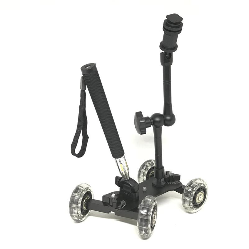 3in1 Camera Rail Car Table Slider Dolly Car 11 inch Magic Arm Phone Handheld Monopod Selfie Stick For d1000 d3000 d3100 d3200
3in1 Camera Rail Car Table Slider Dolly Car 11 inch Magic Arm Phone Handheld Monopod Selfie Stick For d1000 d3000 d3100 d3200