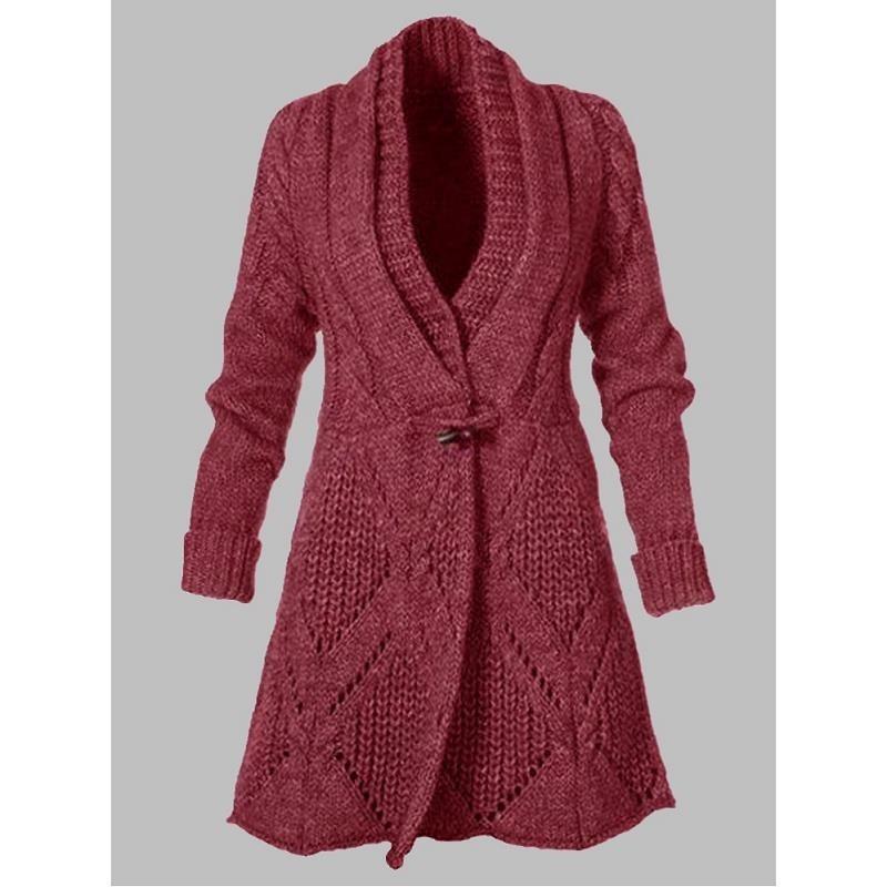 Lugentolo Knitted Sweater Cardigan Women Fall Fashion V-Neck Long Sleeve Plus Size Solid Loose Horn Buckle Sweaters, Blue
Lugentolo Knitted Sweater Cardigan Women Fall Fashion V-Neck Long Sleeve Plus Size Solid Loose Horn Buckle Sweaters, Blue