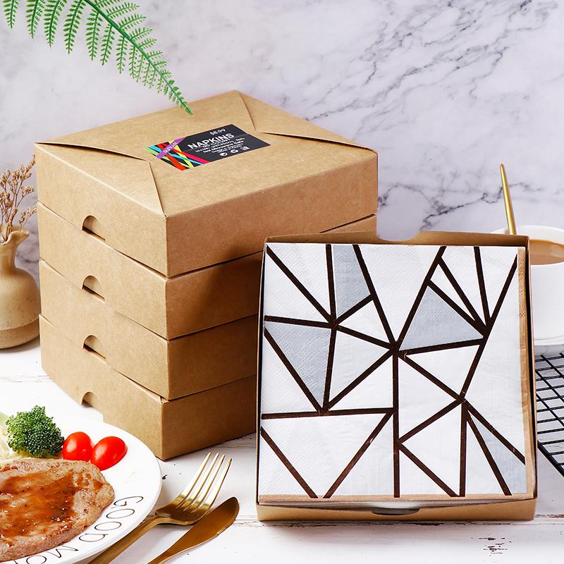 Other Festive & Party Supplies Gilding Silver Color Printing Tissue Napkin Facial 33*33cm50 Sheets Three-Layer Geometric Cake Topper Thanksg 
Other Festive & Party Supplies Gilding Silver Color Printing Tissue Napkin Facial 33*33cm50 Sheets Three-Layer Geometric Cake Topper Thanksg