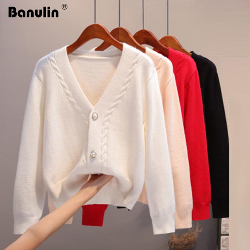 Banulin Cozy Ribbed Knit Cardigan Women V-neck Pearl Buttons Down Dropped Long Sleeve Korean Casual Chic Winter Tops, Black
Banulin Cozy Ribbed Knit Cardigan Women V-neck Pearl Buttons Down Dropped Long Sleeve Korean Casual Chic Winter Tops, Black