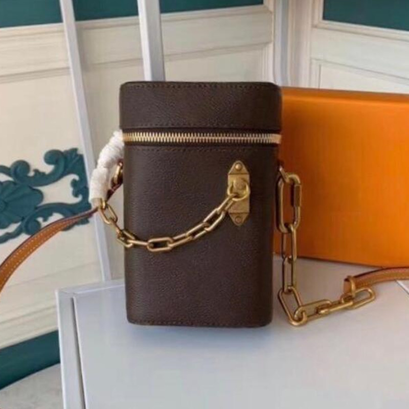 New Mini phone box chain purse satche classic clutch Box Handbags for women Evening Bags Leather purse Cross Body Messenger Shoulder Bag, Brown flower
New Mini phone box chain purse satche classic clutch Box Handbags for women Evening Bags Leather purse Cross Body Messenger Shoulder Bag, Brown flower