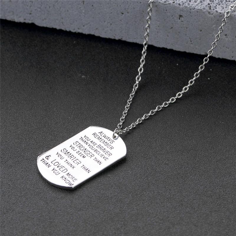 Fashion Encourage You Lettering Pendant Necklace Self-Believe Love Best Friend Family Pendent Best Gift
Fashion Encourage You Lettering Pendant Necklace Self-Believe Love Best Friend Family Pendent Best Gift