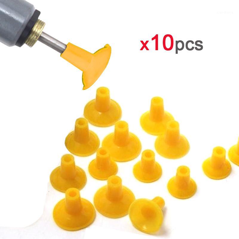 10pcs Valve Grinder Rubber Sucker Yellow for Car Motorcycle Electro-pneumatic Valve Grinding Cup1
