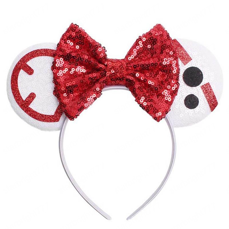 INS 2020 Christmas kids hair sticks Cartoon sequin bowknot girls headbands party kids headband baby head bands girls hair accessories