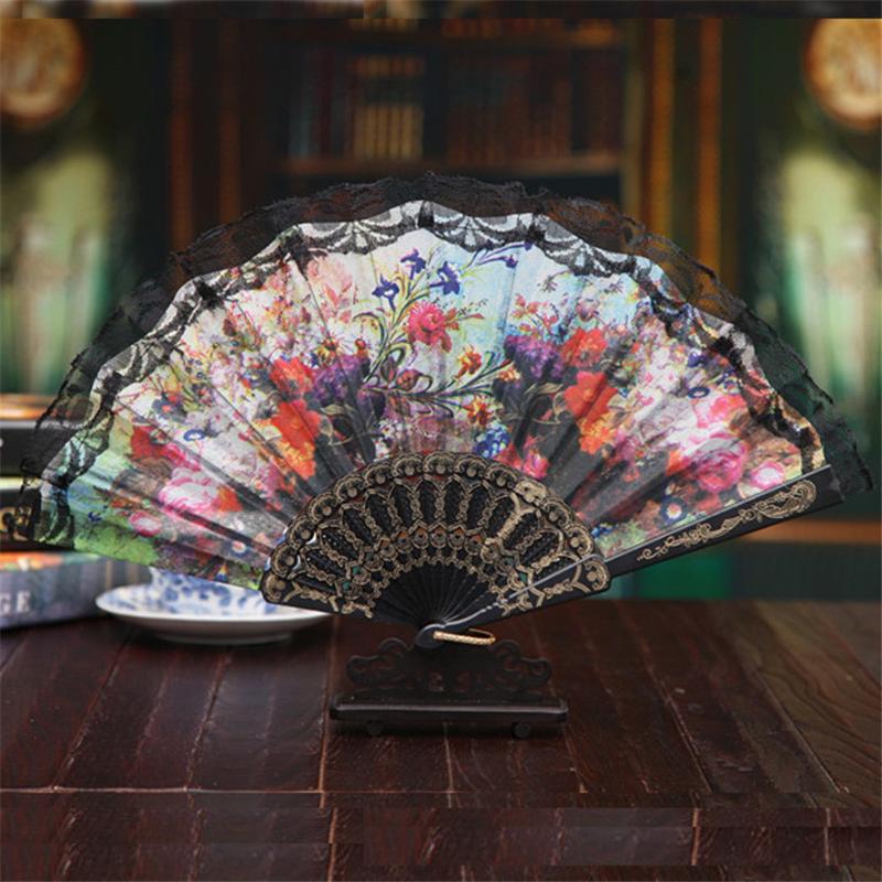New Chinese Style Folding Fan 1PC Lace Hand Held Folding Fan Dance Party Wedding Decor Fans 30
New Chinese Style Folding Fan 1PC Lace Hand Held Folding Fan Dance Party Wedding Decor Fans 30