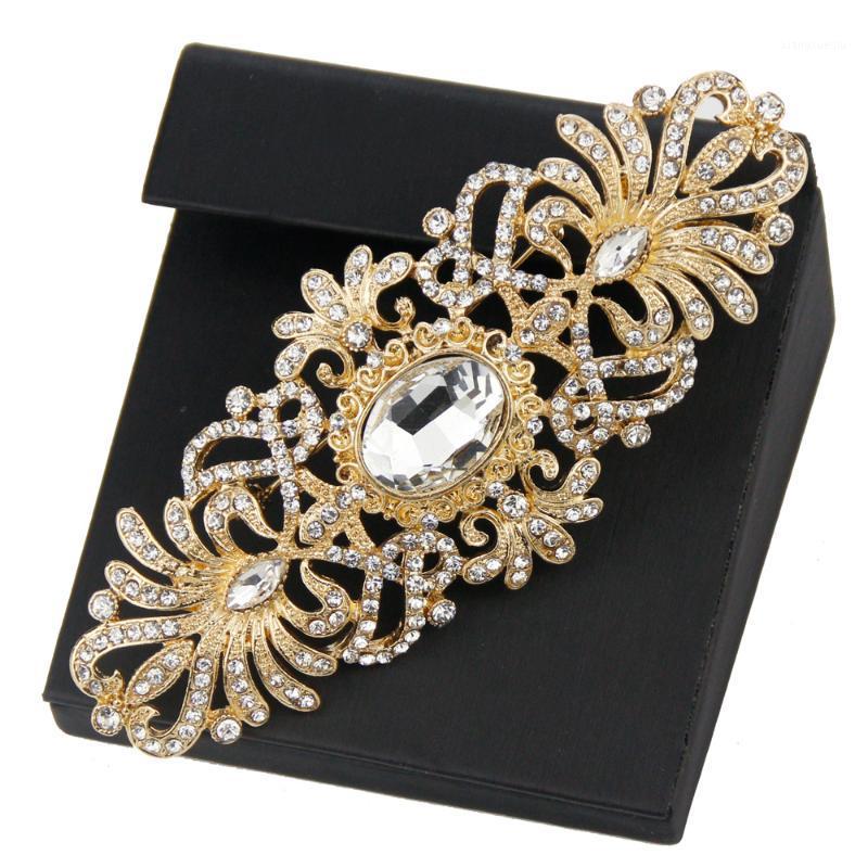 Pins, Brooches Sunspicems Gold Color Crystal Brooch Morocco Arabic Bridal Wedding Jewelry Flower Women Dubai Algeria Caftan Hijab Pins, Gray
Pins, Brooches Sunspicems Gold Color Crystal Brooch Morocco Arabic Bridal Wedding Jewelry Flower Women Dubai Algeria Caftan Hijab Pins, Gray