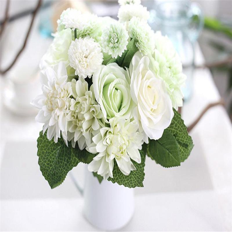 Artificial Silk Fake Flowers Leaf Rose Floral Wedding Bouquet Party Home Decor Waterproof beautiful Decor hot sale C0312#30, Blue
Artificial Silk Fake Flowers Leaf Rose Floral Wedding Bouquet Party Home Decor Waterproof beautiful Decor hot sale C0312#30, Blue