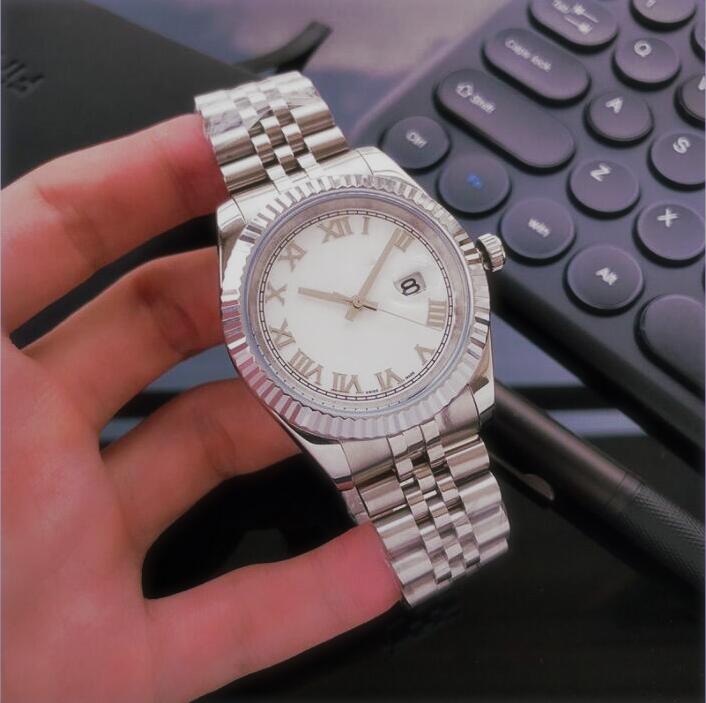 Roman Number Dial DAY-DATE Stainless Steel Man Mechanical automatic Date Waterproof Luxury Fashion Women Mens designer Wrist Watches, As pic
Roman Number Dial DAY-DATE Stainless Steel Man Mechanical automatic Date Waterproof Luxury Fashion Women Mens designer Wrist Watches, As pic