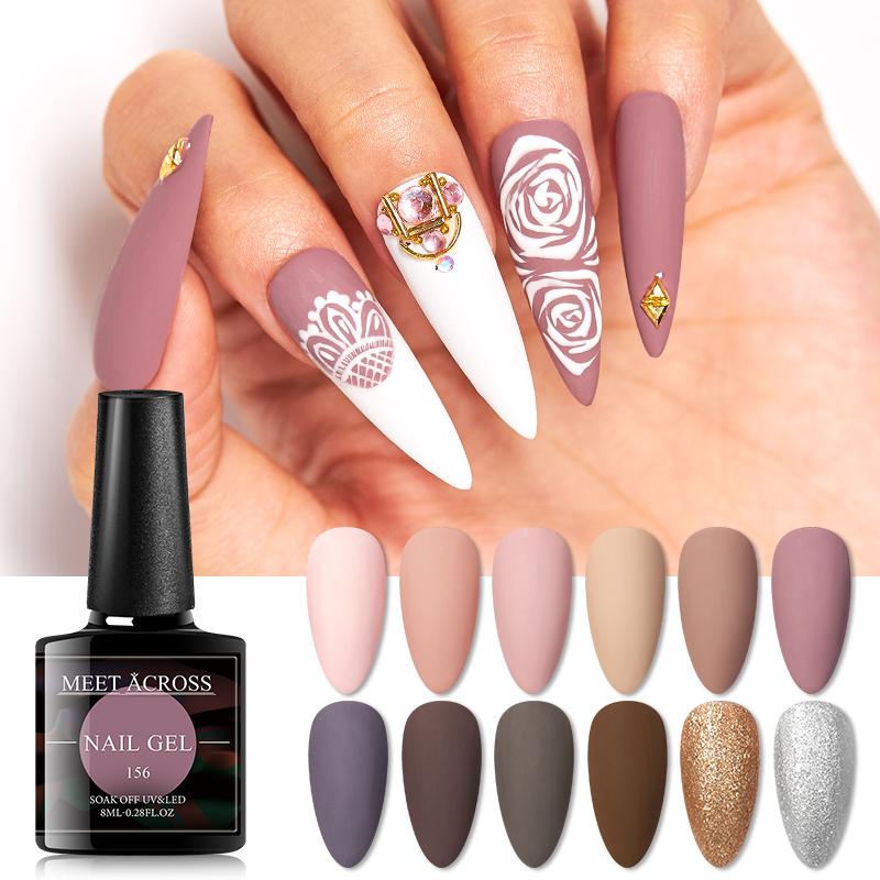 MEET ACROSS 8ml Matte Nail Gel Polish Base Matte Top Coat Nail Art For Manicure Soak Off Enamel Gel Polish UV Varnish, Q12449
MEET ACROSS 8ml Matte Nail Gel Polish Base Matte Top Coat Nail Art For Manicure Soak Off Enamel Gel Polish UV Varnish, Q12449