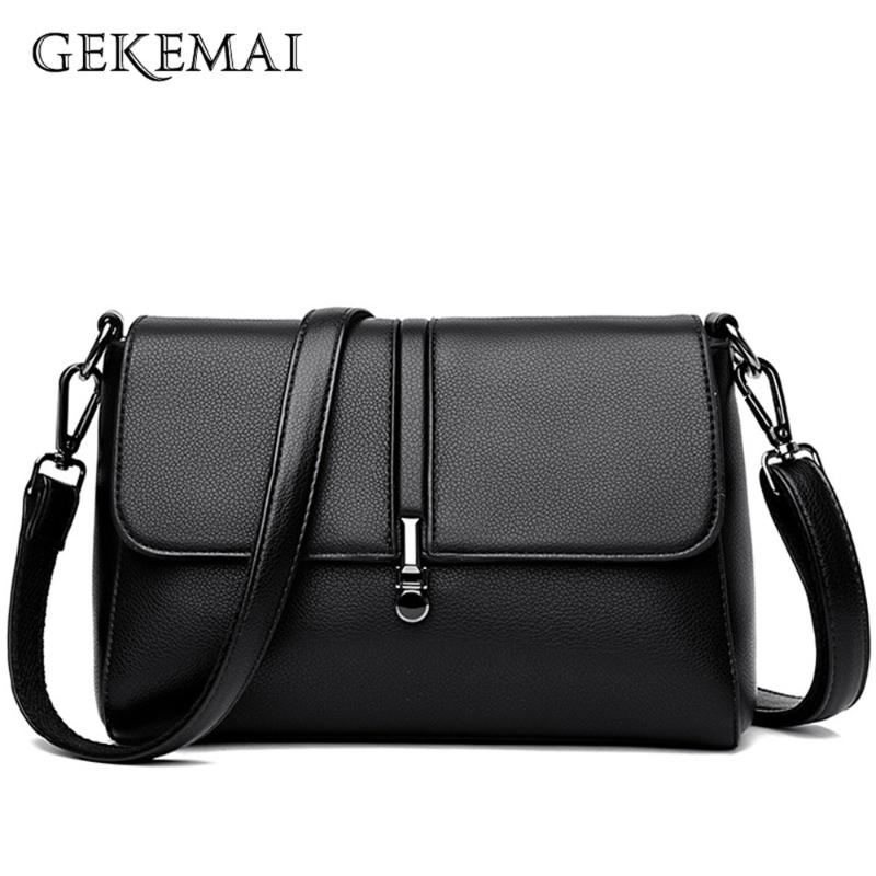 New Solid Color Designer Ladies Shoulder Bag Fashion Women Travel Bags High Quality PU Leather Women's Messenger Bags Sac Femme, Black 
New Solid Color Designer Ladies Shoulder Bag Fashion Women Travel Bags High Quality PU Leather Women's Messenger Bags Sac Femme, Black