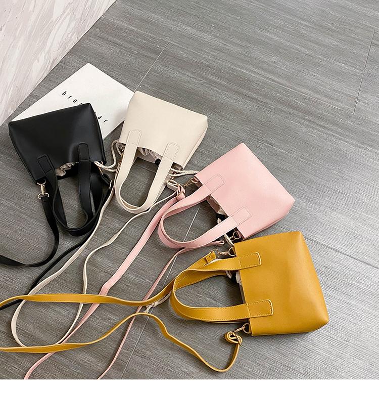 Women Bucket Bag Set, Adults Solid Color Adjustable Strap Handbag + Pouch with Drawstring Shoulder Bags PU Material
Women Bucket Bag Set, Adults Solid Color Adjustable Strap Handbag + Pouch with Drawstring Shoulder Bags PU Material