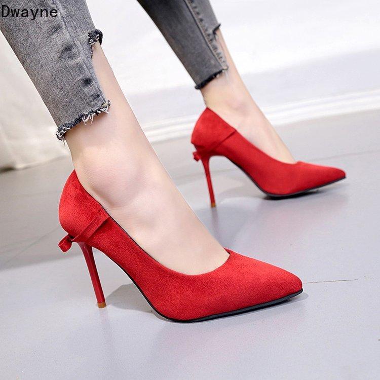 Red Wedding Shoes Korean Butterfly-knot Thin Heel High Heels Temperament Elegant Single Shoes Sexy Dress Party Women's1, Black
Red Wedding Shoes Korean Butterfly-knot Thin Heel High Heels Temperament Elegant Single Shoes Sexy Dress Party Women's1, Black