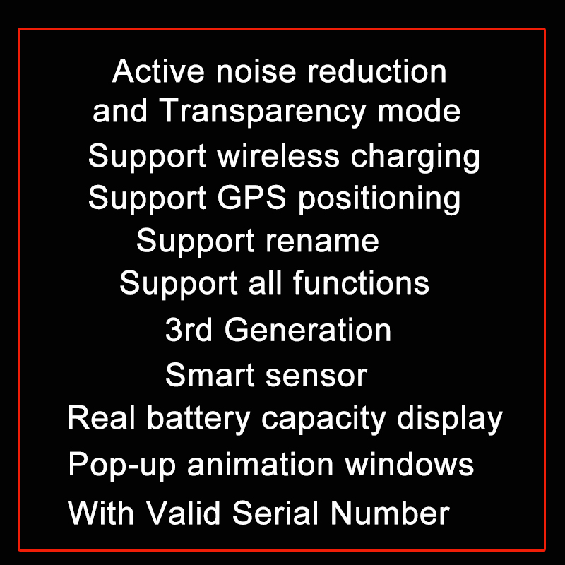 Active Noise Cancelling Headphones Air 3 Generation pro Wireless Bluetooth Earphones AP3 Headsets pods Transparency Mode Gen 3 Sport Earbuds
Active Noise Cancelling Headphones Air 3 Generation pro Wireless Bluetooth Earphones AP3 Headsets pods Transparency Mode Gen 3 Sport Earbuds