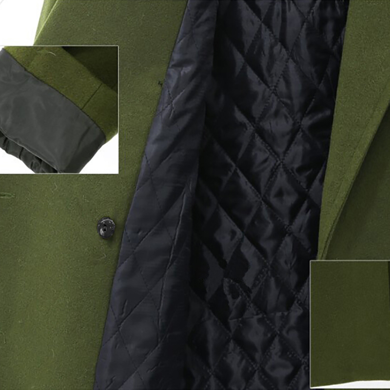 JAPPKBH Autumn Winter Wool Long Coat Jacket Casual Double Breasted Christmas Blazer Outwear Elegant V-neck Women Coat Bayan Mont 200923wtt