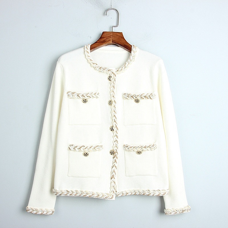 New 2021 Mesh Designer Cardigans for Women Cut-neck Crochet Chic Blouses Elegant Lady Luxury Buttons Clothes Jcju, White
New 2021 Mesh Designer Cardigans for Women Cut-neck Crochet Chic Blouses Elegant Lady Luxury Buttons Clothes Jcju, White