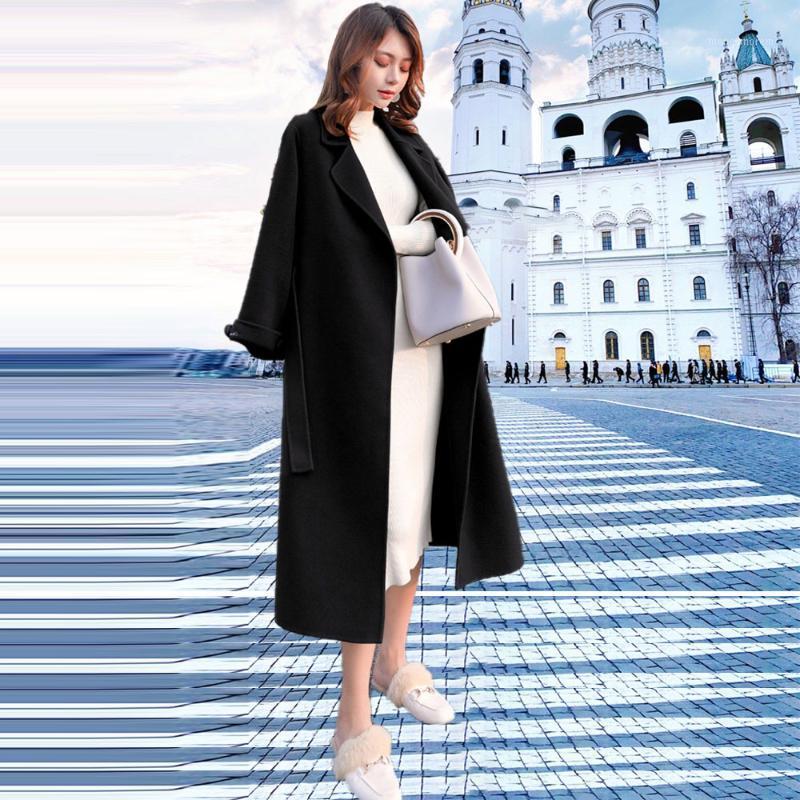 2020 Women Elegant Long Coat With Belt Solid Color Long Sleeve Chic Outerwear Ladies Overcoat For Autumn Winter Korea Style1, Yellow
2020 Women Elegant Long Coat With Belt Solid Color Long Sleeve Chic Outerwear Ladies Overcoat For Autumn Winter Korea Style1, Yellow