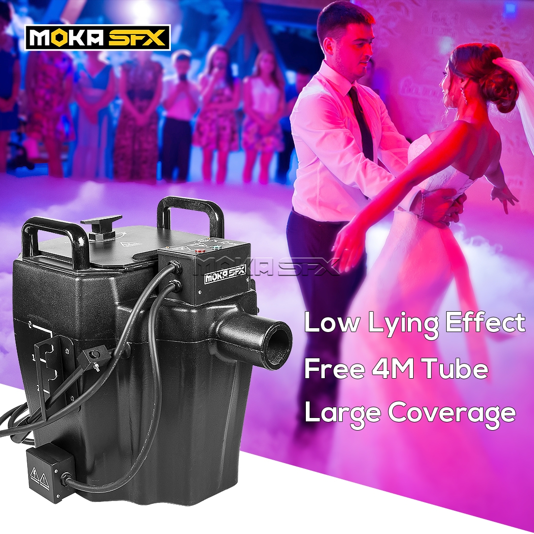 3500W Dry Ice Machine Low Lying Fog Machine Cover 150m2 Ground Fog Machine for Wedding Stgae Performance Manual Control Dry Ice Fogger
3500W Dry Ice Machine Low Lying Fog Machine Cover 150m2 Ground Fog Machine for Wedding Stgae Performance Manual Control Dry Ice Fogger