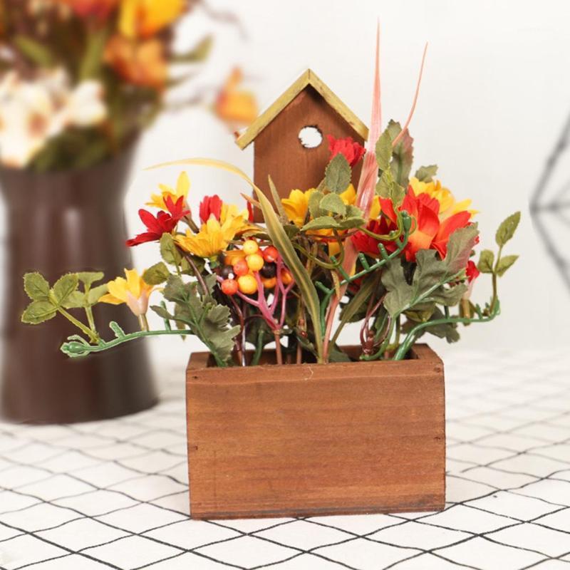 Home Decor Wooden House-shaped Halloween Artificial Silk Flower Ornament Mold1, Autumn color
Home Decor Wooden House-shaped Halloween Artificial Silk Flower Ornament Mold1, Autumn color