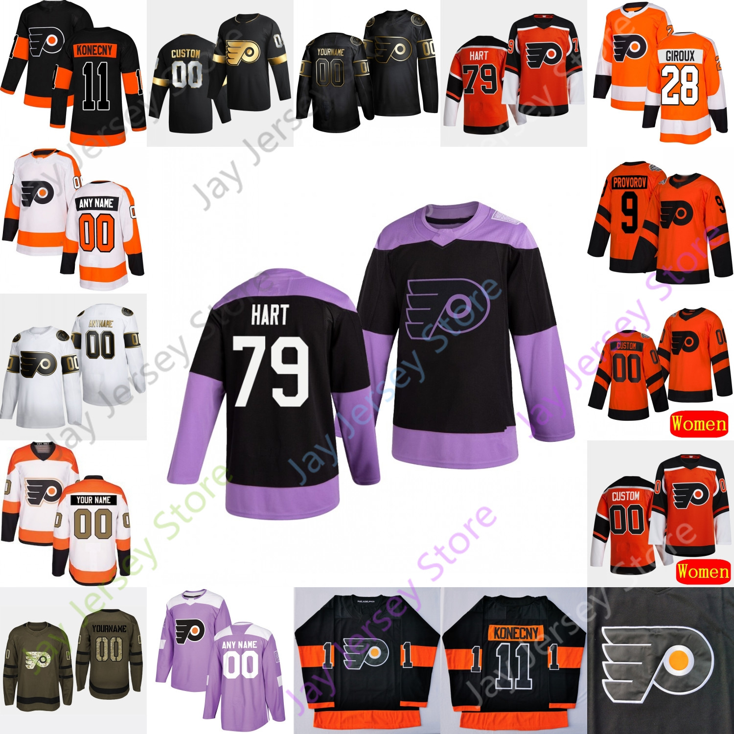 Philadelphia Flyers Ice Hockey Jersey Brian Elliott Joel Farabee Mark Friedman Morgan Morgan Frost Gustafsson Hagg Laughton Lindblom Lyon, Fights cancer black
Philadelphia Flyers Ice Hockey Jersey Brian Elliott Joel Farabee Mark Friedman Morgan Morgan Frost Gustafsson Hagg Laughton Lindblom Lyon, Fights cancer black