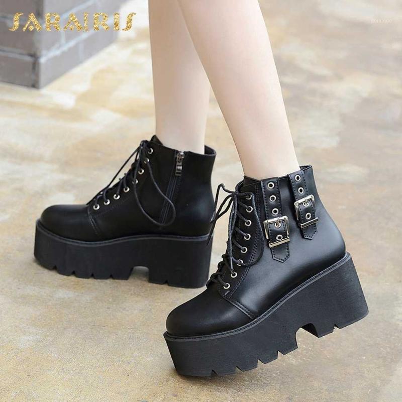 Sarairis 2020 New Fashion Top Quality Motorcycle Boots Woman Shoes Thick Heels Platform Comfortable Zipper Shoes Ladies Boots PU1, Black
Sarairis 2020 New Fashion Top Quality Motorcycle Boots Woman Shoes Thick Heels Platform Comfortable Zipper Shoes Ladies Boots PU1, Black