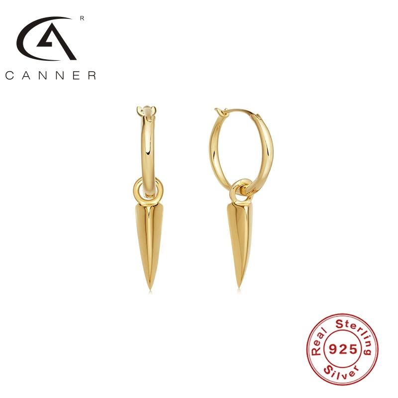 CANNER 925 Silver Earrings Retro Charm S925 Sterling Plata Piercing Stud Ear Rings with Geometric Dangle For Women Female Girl
CANNER 925 Silver Earrings Retro Charm S925 Sterling Plata Piercing Stud Ear Rings with Geometric Dangle For Women Female Girl