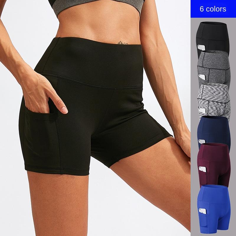 Women' High-Waist Yoga Three-Point Pants with Pockets Running Training Tight Quick-Dry Stretch Fitness Three-Point Shorts, Black
Women' High-Waist Yoga Three-Point Pants with Pockets Running Training Tight Quick-Dry Stretch Fitness Three-Point Shorts, Black