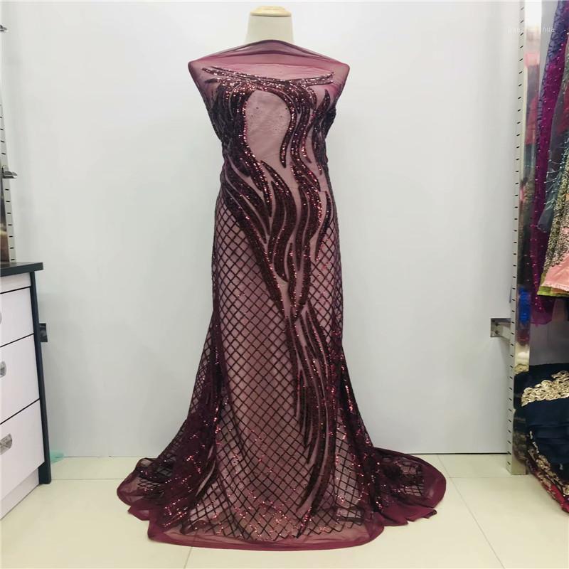 Hot Selling African French Lace Fabric High Quality African Tulle Sequins Lace Fabric For Wedding Dress Wine Color F14971
Hot Selling African French Lace Fabric High Quality African Tulle Sequins Lace Fabric For Wedding Dress Wine Color F14971